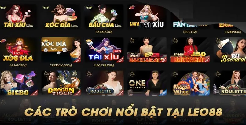 LEO88 có kho game đa dạng để khám phá