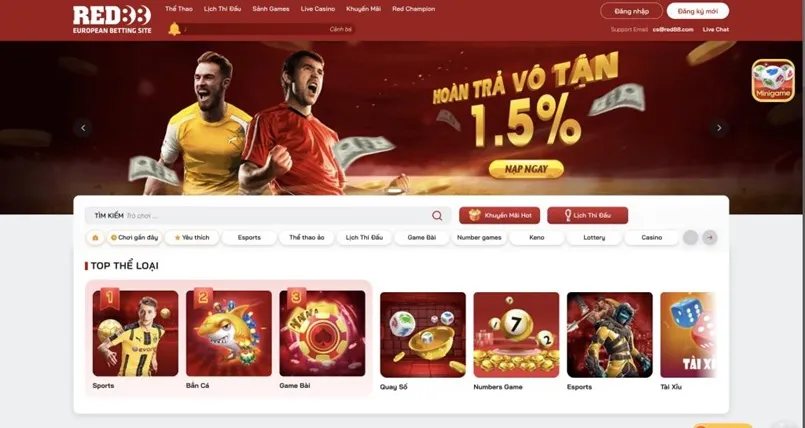 RED88 luôn có đa dạng game